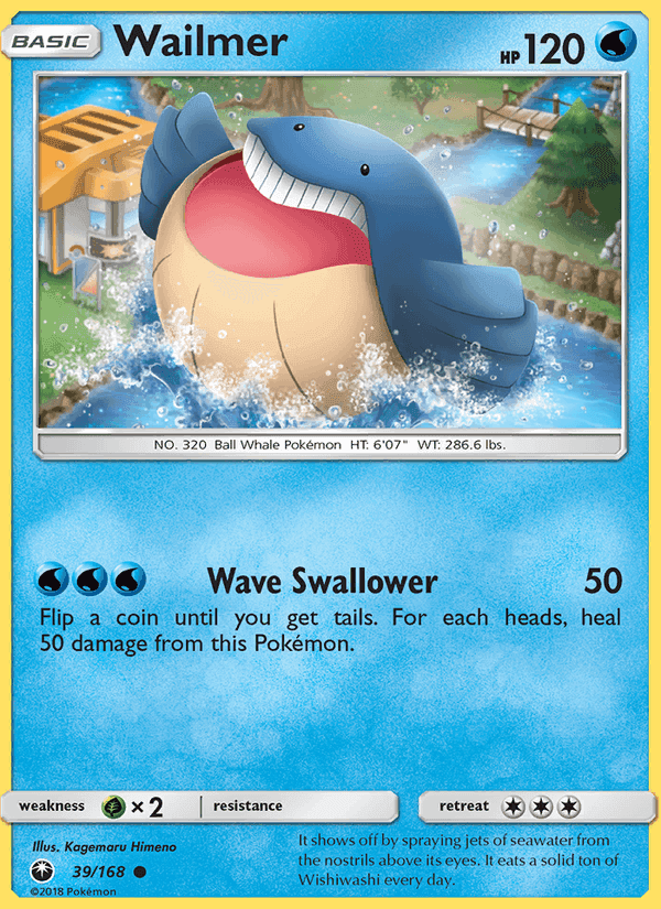 Wailmer, card 39 from Celestial Storm