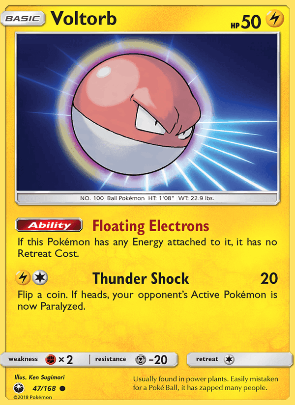 Voltorb, card 47 from Celestial Storm