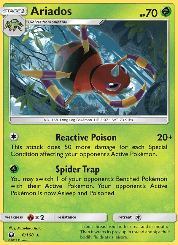 Ariados, carta 6 de Celestial Storm
