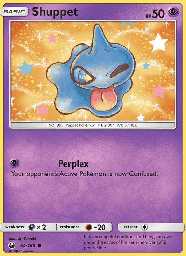 Shuppet, card 64 from Celestial Storm