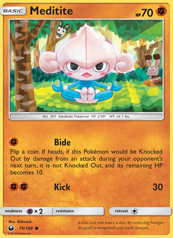 Meditite, card 76 from Celestial Storm