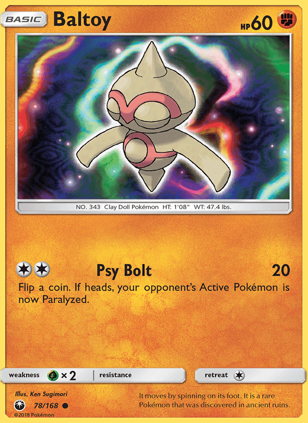 Baltoy, card 78 from Celestial Storm