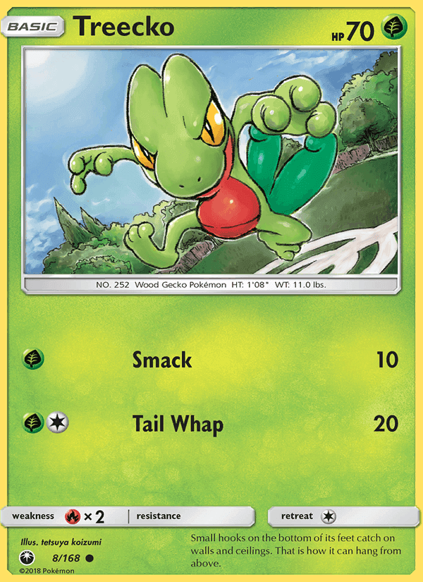裂空のカリスマ の 8 番、Treecko
