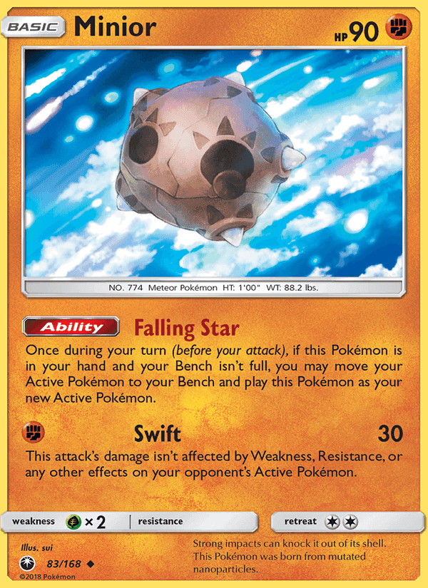 Minior, card 83 from Celestial Storm