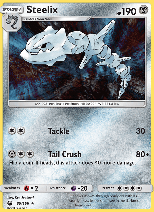 Steelix, card 89 from Celestial Storm