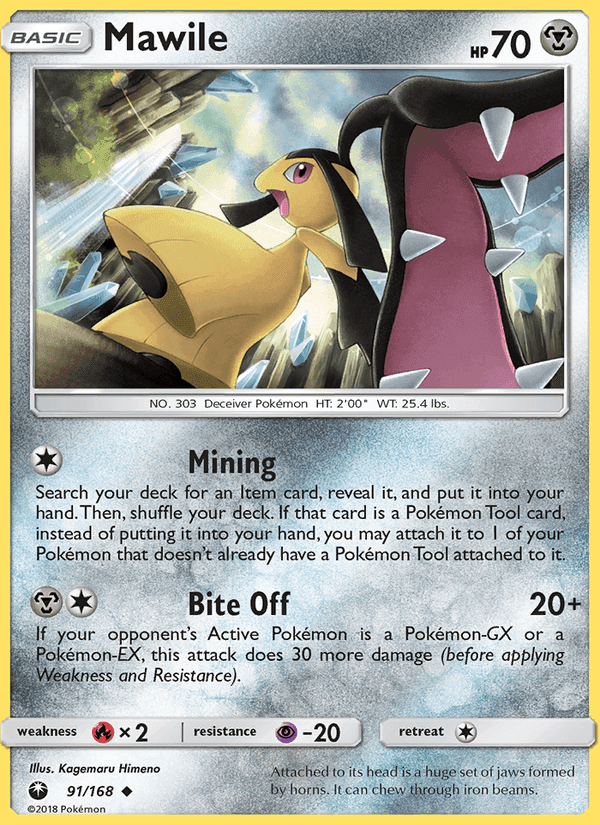 Mawile, card 91 from Celestial Storm