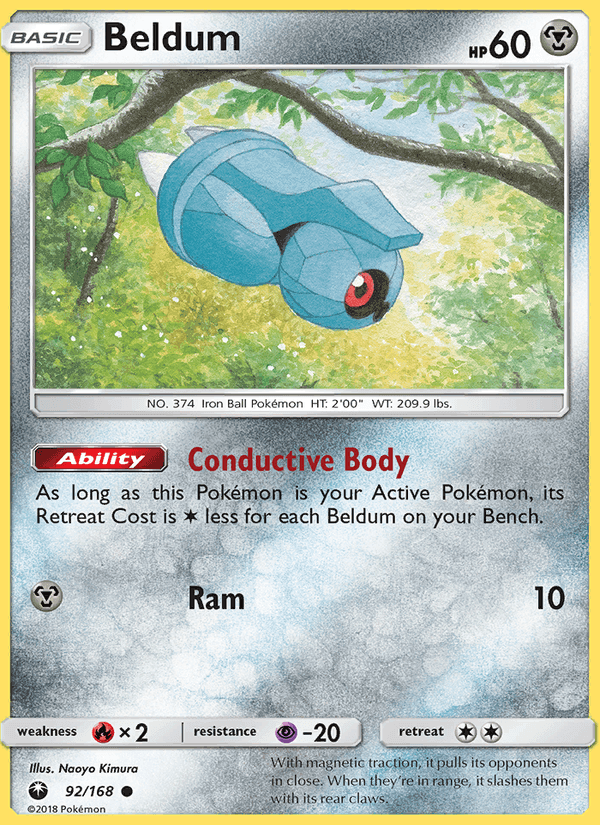 Beldum, card 92 from Celestial Storm
