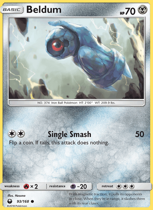 Beldum, card 93 from Celestial Storm
