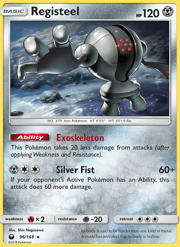 Registeel, card 96 from Celestial Storm