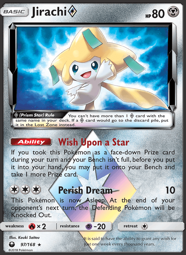 Jirachi ◇, card 97 from Celestial Storm