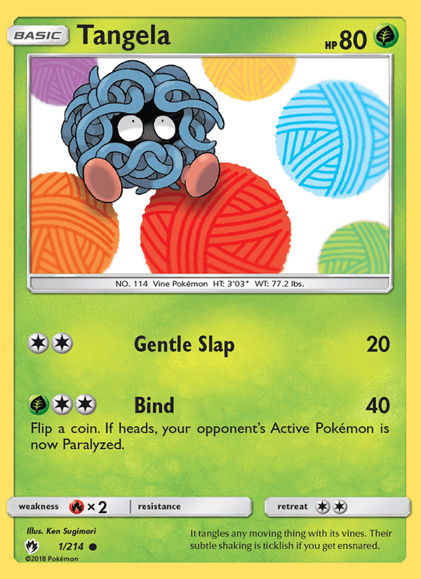 Tangela, carta 1 de Lost Thunder