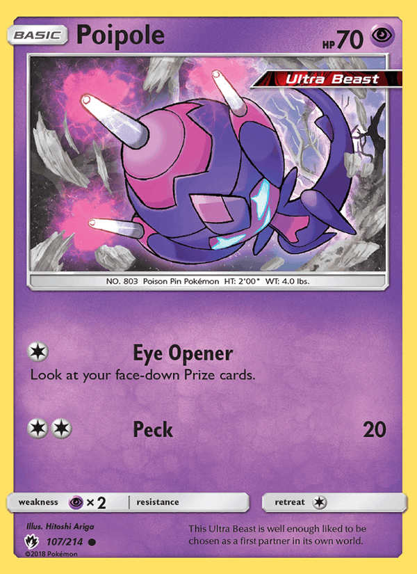 Poipole, card 107 from Lost Thunder
