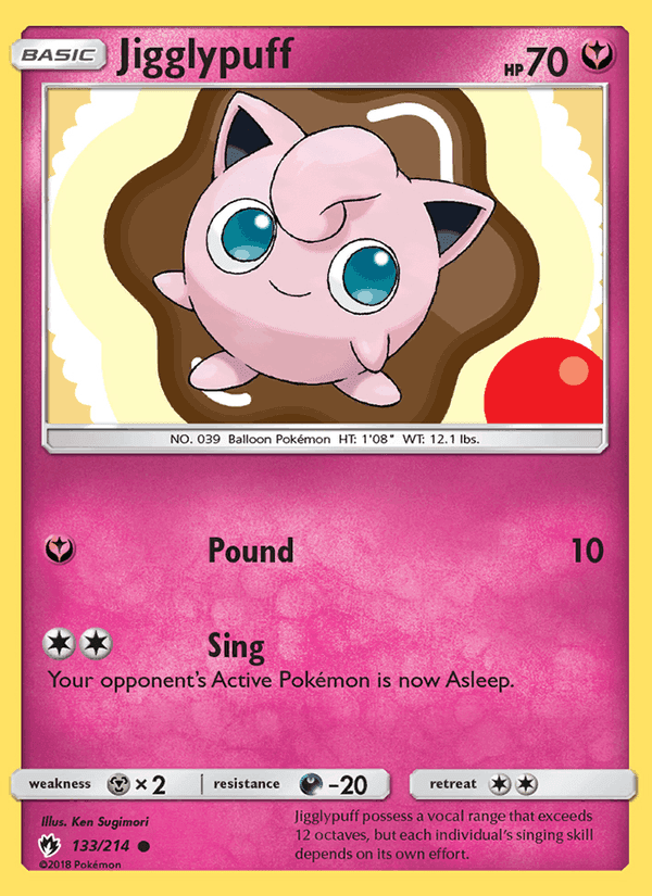 超爆インパクト の 133 番、Jigglypuff