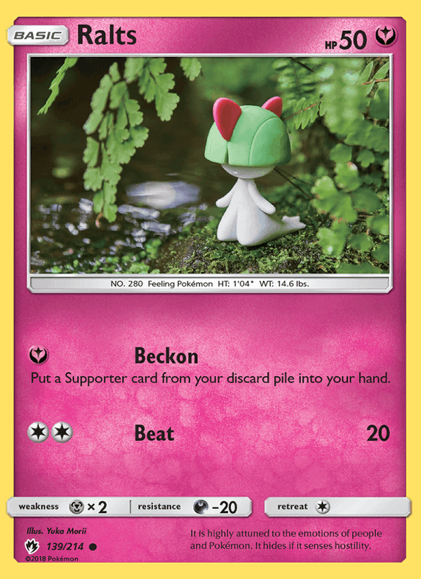 Ralts, card 139 from Lost Thunder