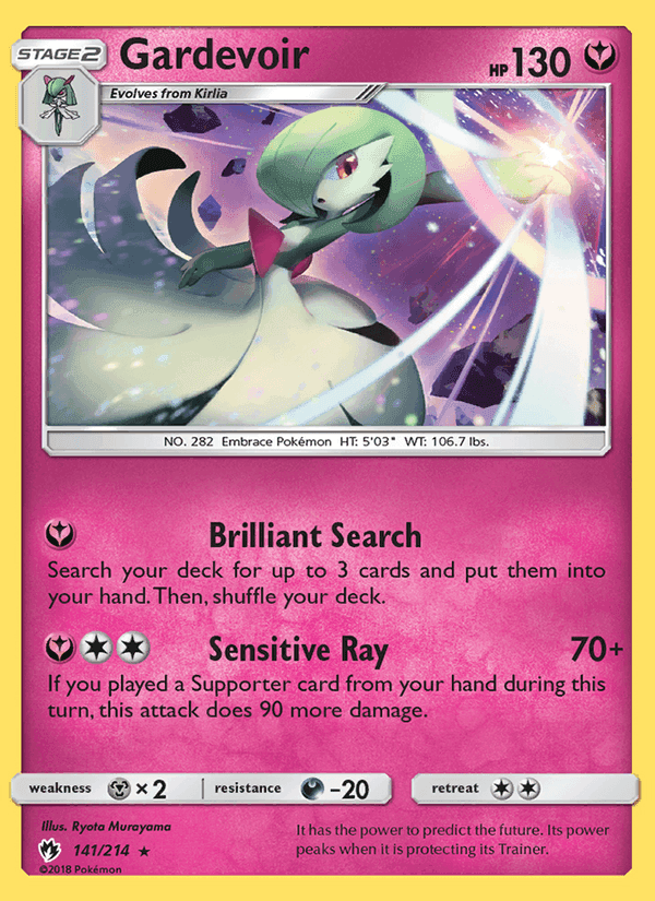 Gardevoir, carta 141 di Lost Thunder