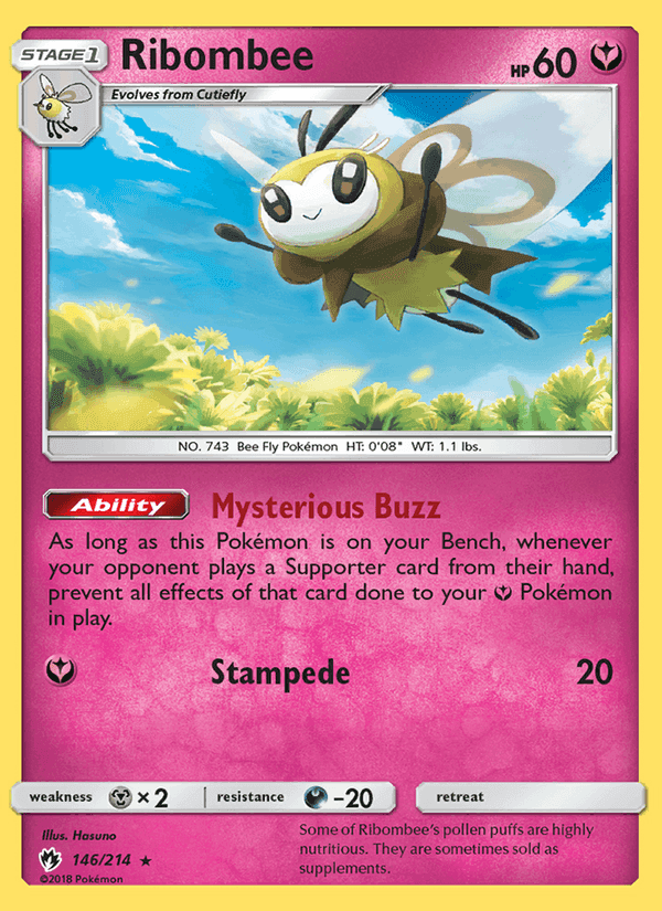 Ribombee, carta 146 de Lost Thunder