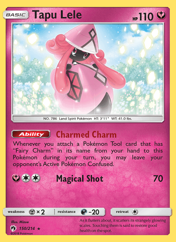 Tapu Lele, card 150 from Lost Thunder