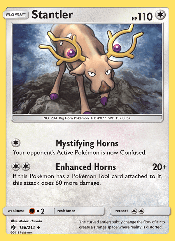Stantler, card 156 from Lost Thunder