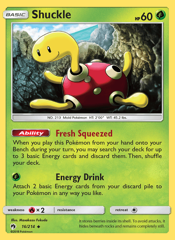 Shuckle, card 16 from Lost Thunder