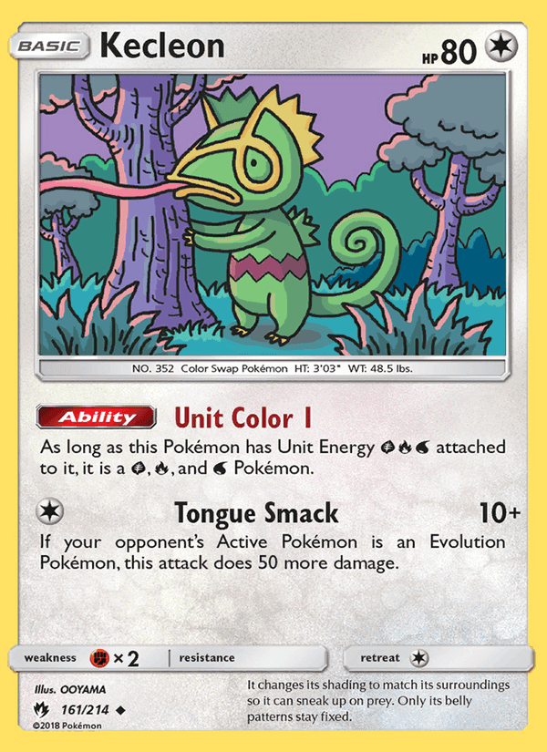 Kecleon, card 161 from Lost Thunder