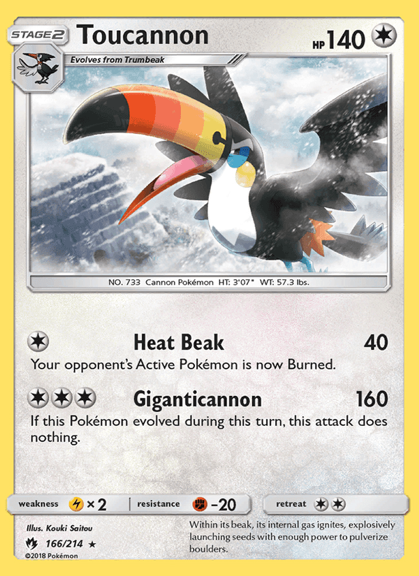Toucannon, card 166 from Lost Thunder