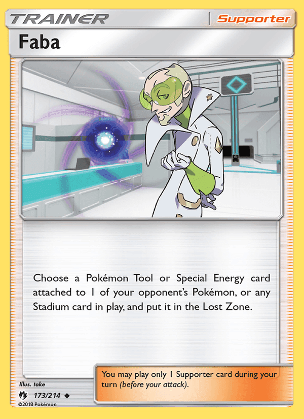 Faba, carte 173 de Lost Thunder