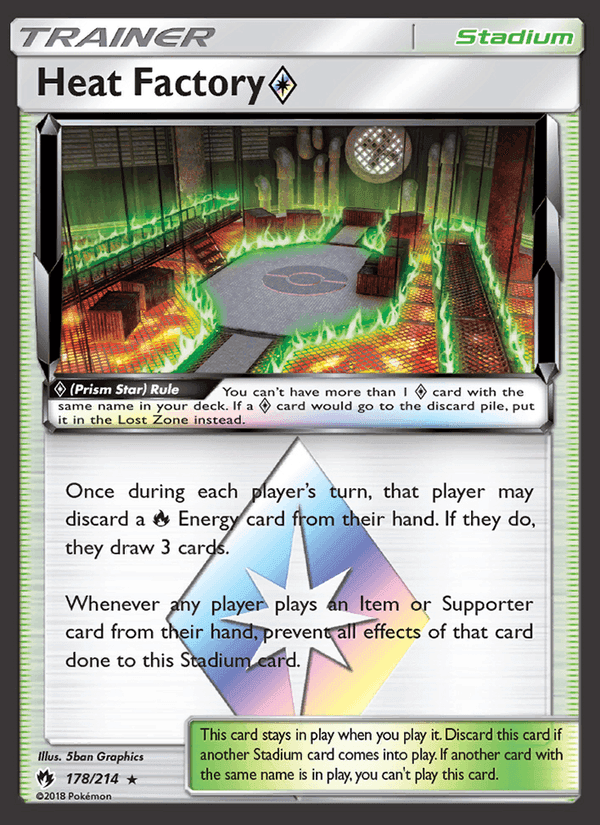 Heat Factory ◇, card 178 from Lost Thunder