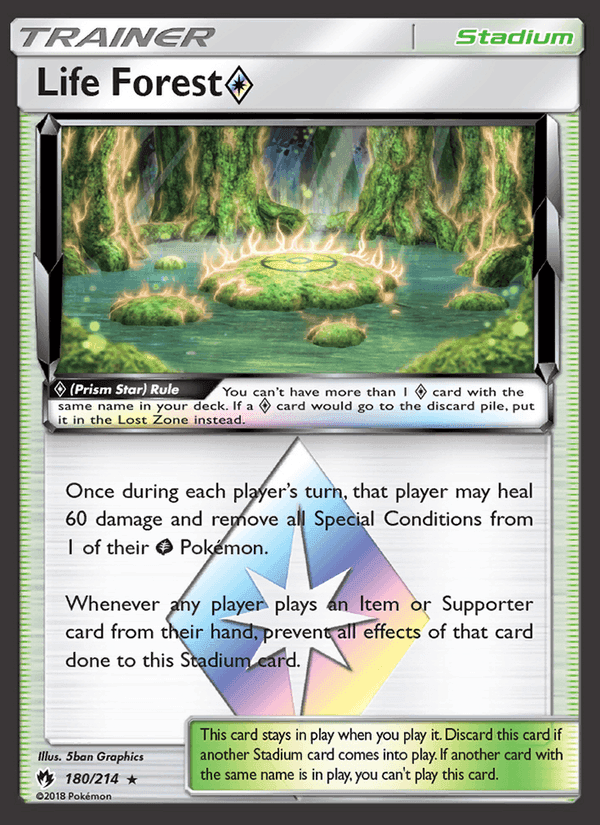Life Forest ◇, card 180 from Lost Thunder