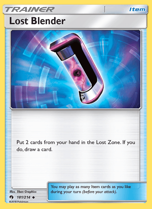 Lost Blender, card 181 from Lost Thunder