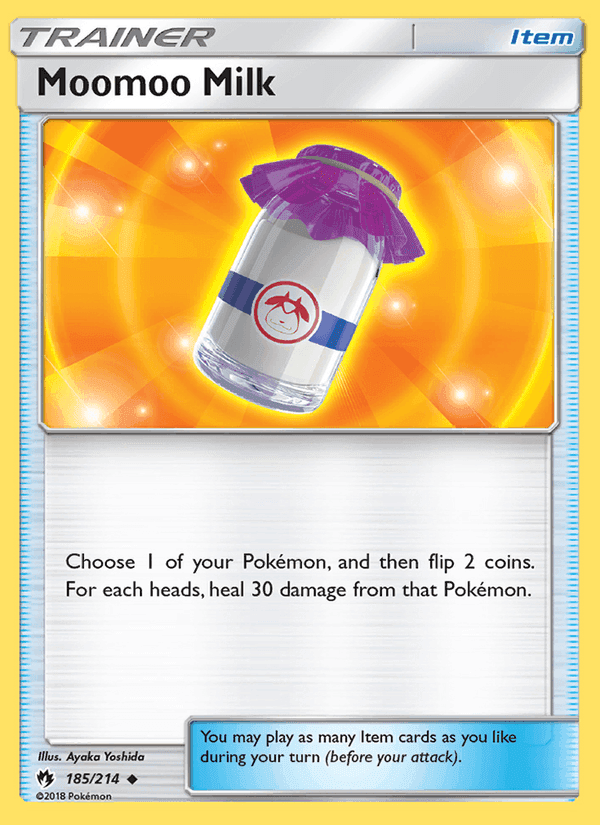 Moomoo Milk, card 185 from Lost Thunder