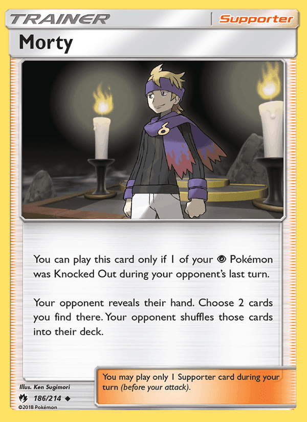 Morty, card 186 from Lost Thunder