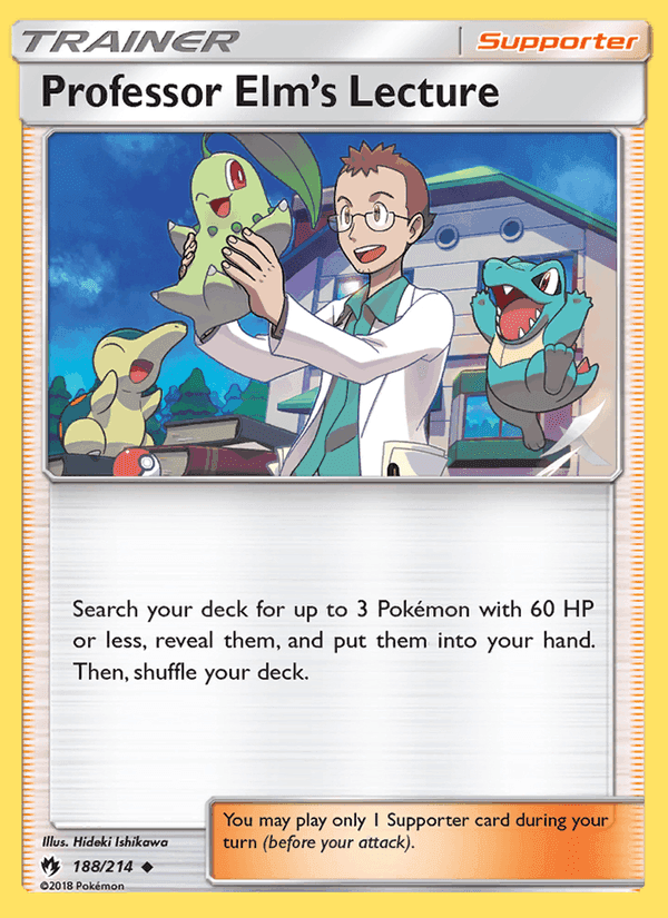 Professor Elm’s Lecture, card 188 from Lost Thunder