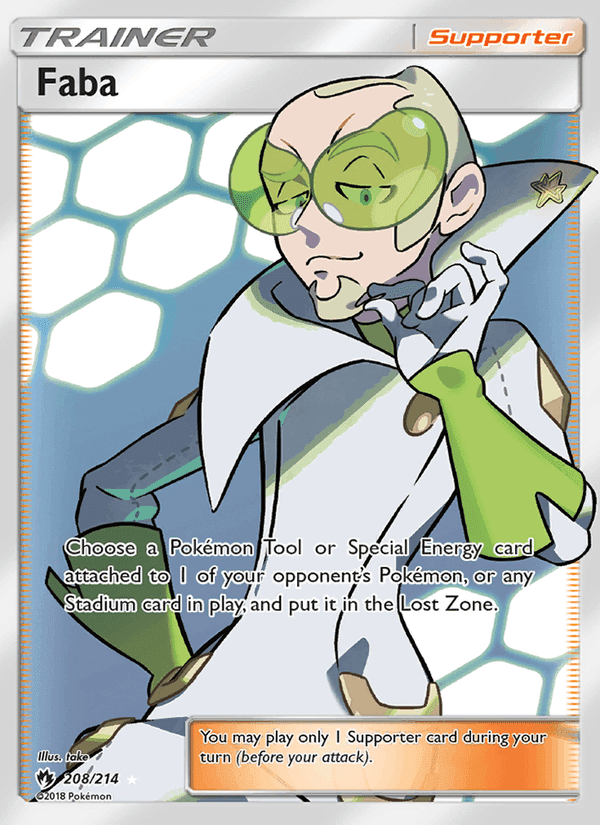 Faba, carte 208 de Lost Thunder