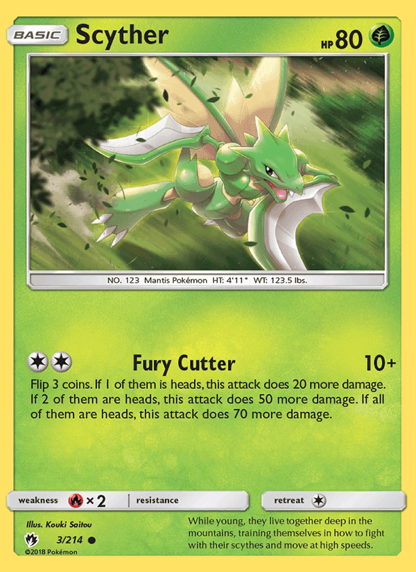 超爆インパクト の 3 番、Scyther