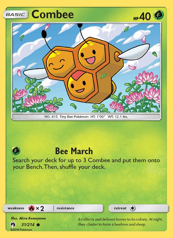 Combee, card 31 from Lost Thunder