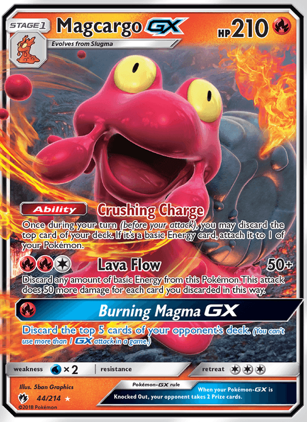 超爆インパクト の 44 番、Magcargo GX