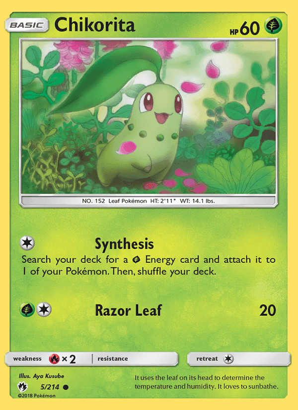 超爆インパクト の 5 番、Chikorita