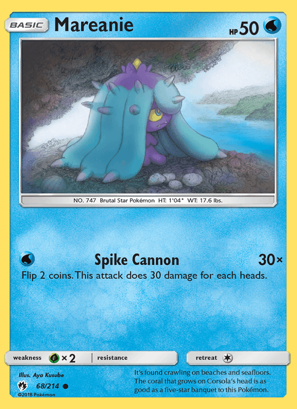 Mareanie, card 68 from Lost Thunder