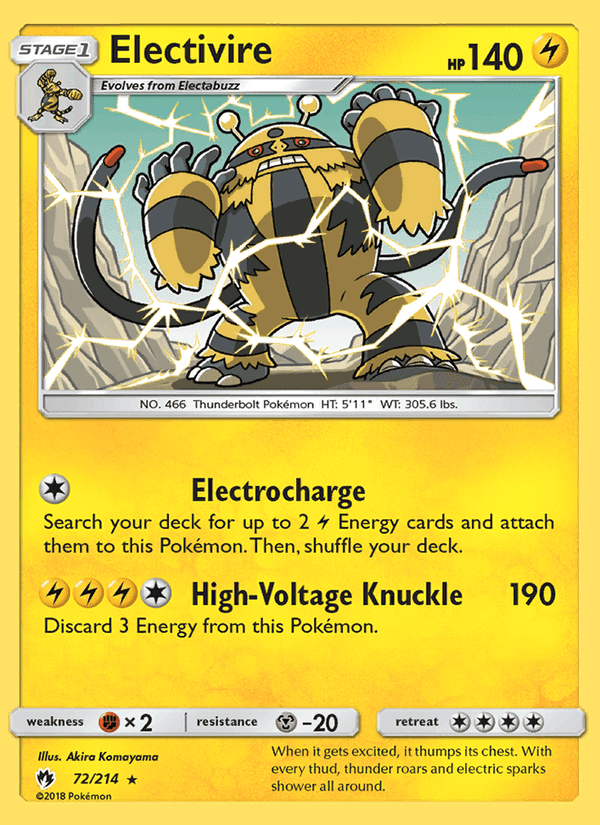 超爆インパクト の 72 番、Electivire
