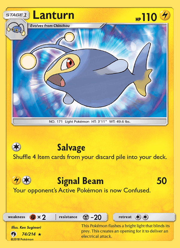 Lanturn, card 74 from Lost Thunder