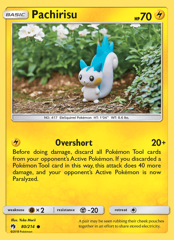 Pachirisu, card 80 from Lost Thunder