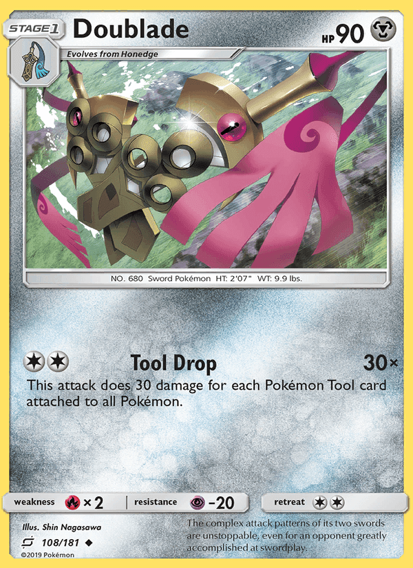 Doublade, card 108 from Team Up