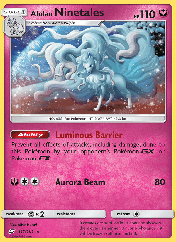 タッグボルト の 111 番、Alolan Ninetales