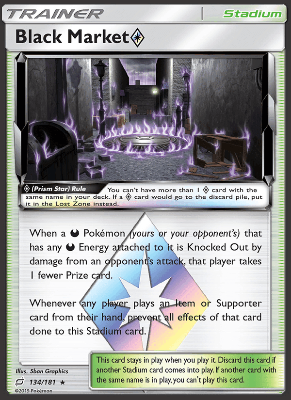 Black Market ◇, card 134 from Team Up