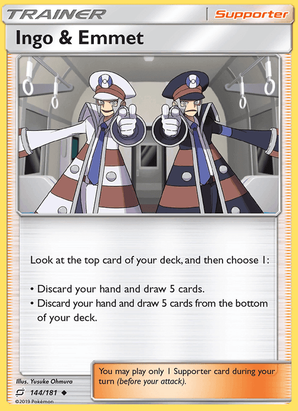 Ingo & Emmet, card 144 from Team Up