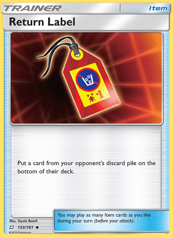 Return Label, card 153 from Team Up