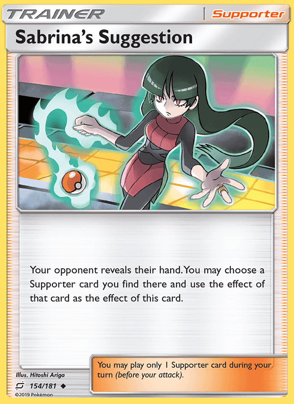 Sabrina’s Suggestion, card 154 from Team Up