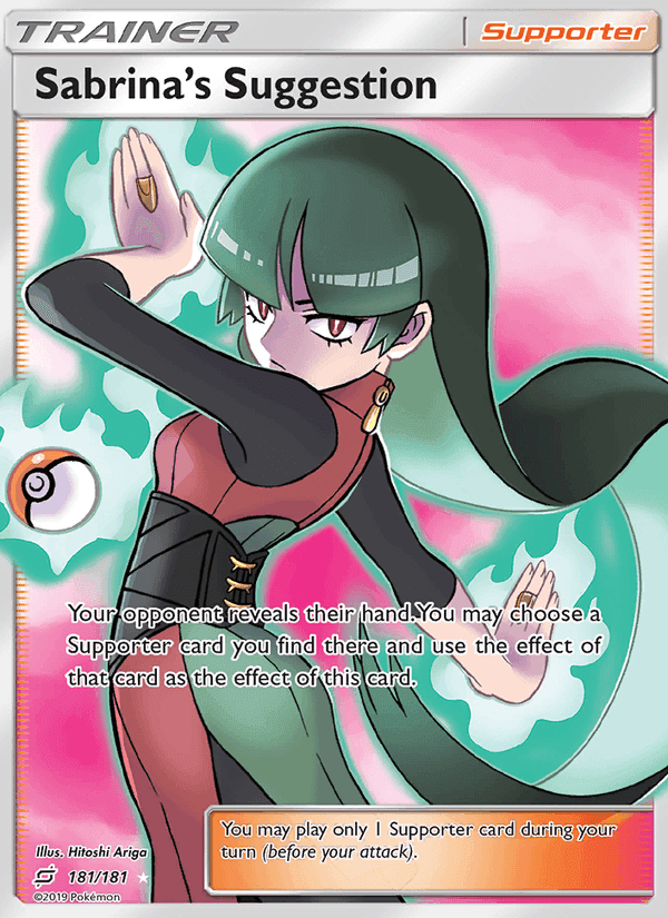 Sabrina’s Suggestion, card 181 from Team Up