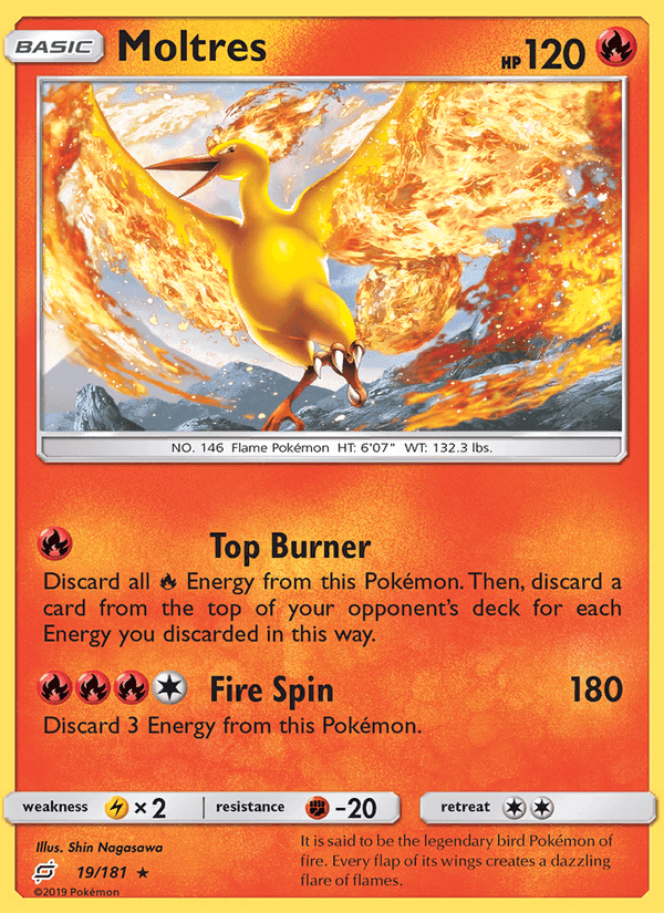 タッグボルト の 19 番、Moltres
