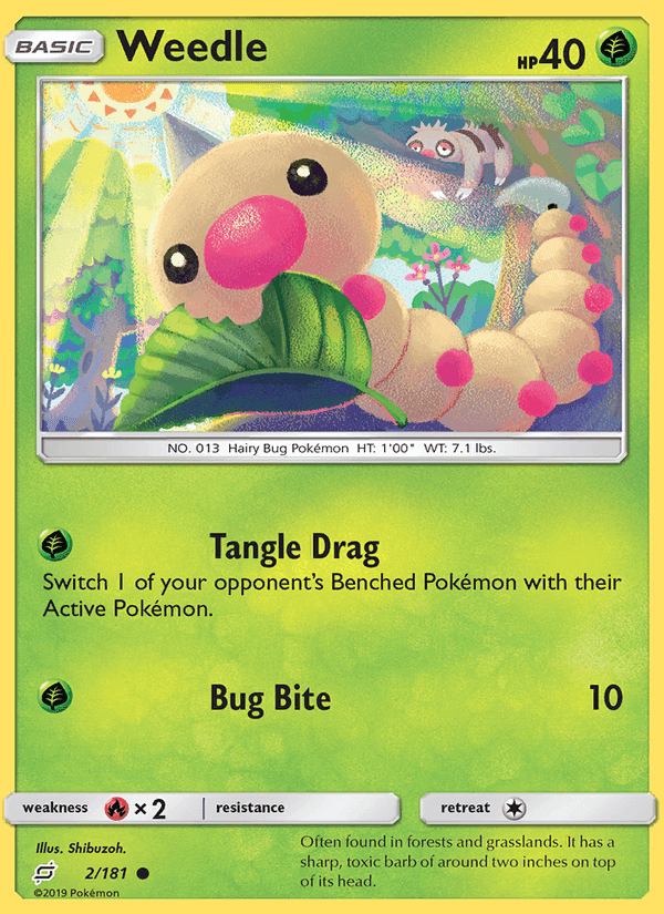 Weedle, carte 2 de Team Up